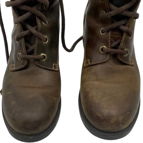 SUNBELT SHOES men\'s combat boots brown leather size 9 main image 11